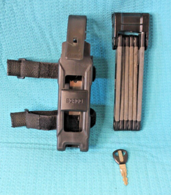 ABUS Granit XPlus 6500 Bordo Keyed Folding Lock - Black W/Case