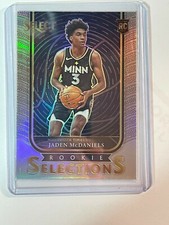 2021 SELECT BASKETBALL ROOKIE SELECTIONS SILVER JADEN McDANIELS TIMBERWOLVES 