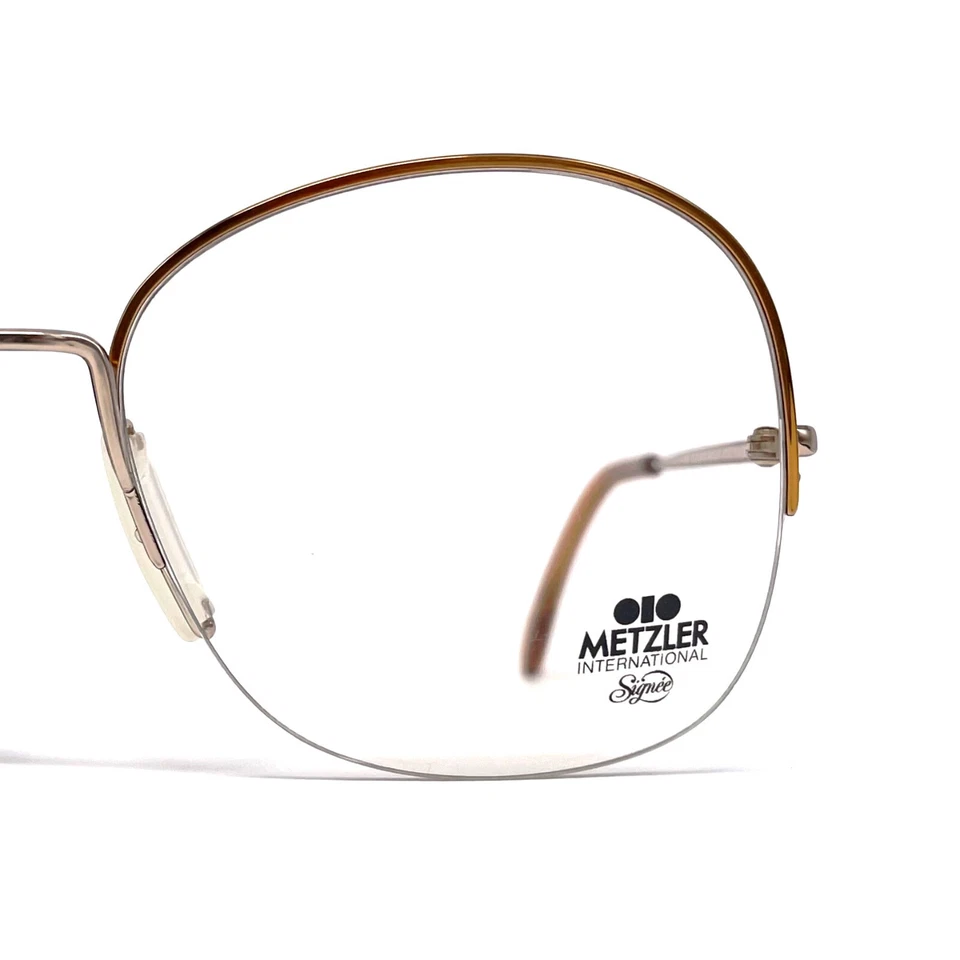 NOS Vintage Metzler 7216 "Signée" Brille - W.Germany 80er - Medium - Randlos - Bild 3 von 4