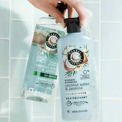 Herbal Essences Coconut Water & Jasmine Shampoo & Conditioner Set 13.5 Oz Each
