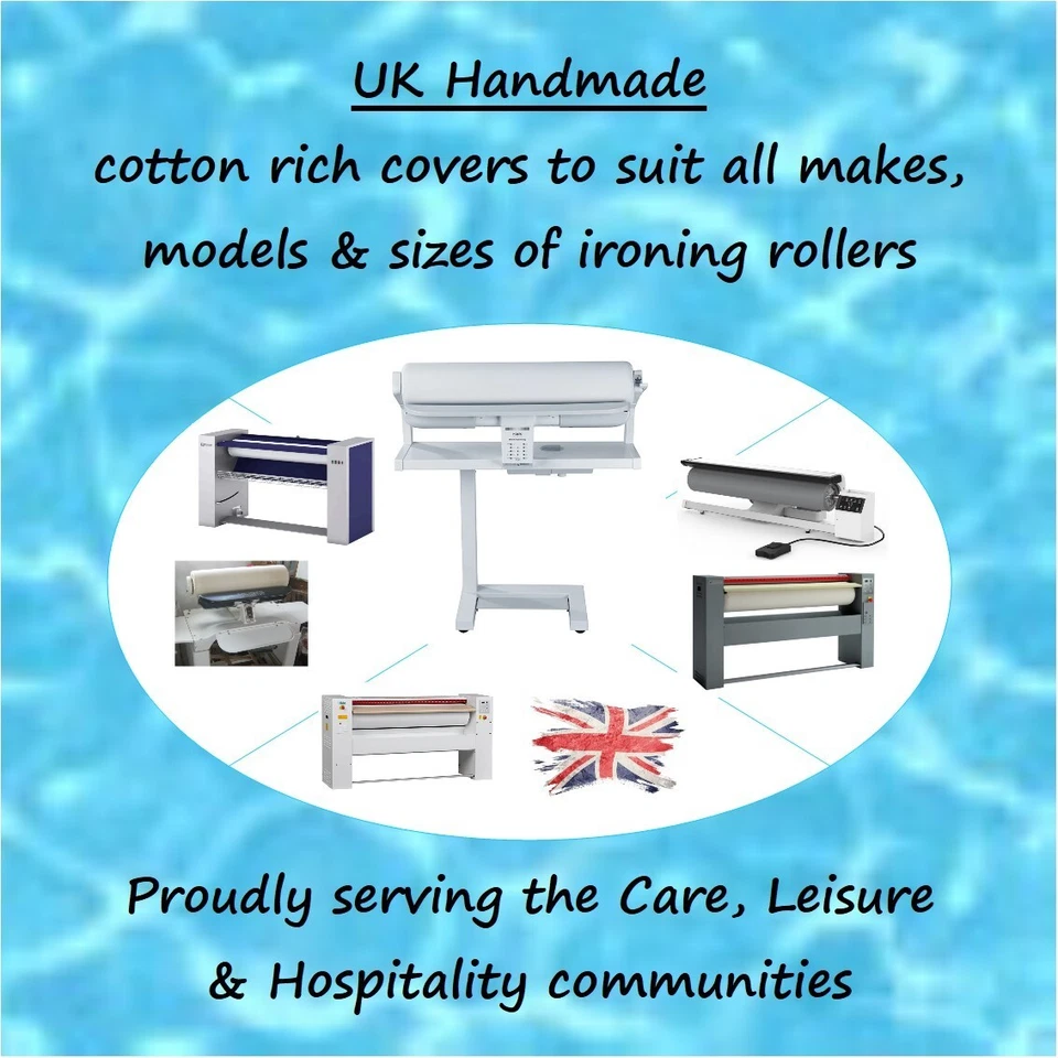 ROTARY IRON COVER 120 CM ROLLER ~ MIELE, Cordes, Bosch, Siemens, Electrolux — 第 2/4 张图片