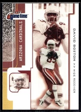 2001 Fleer Game Time David Boston Arizona Cardinals #15