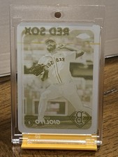 Lucas Giolito 2024 Topps Chrome Update Yellow Printing Plate 1/1