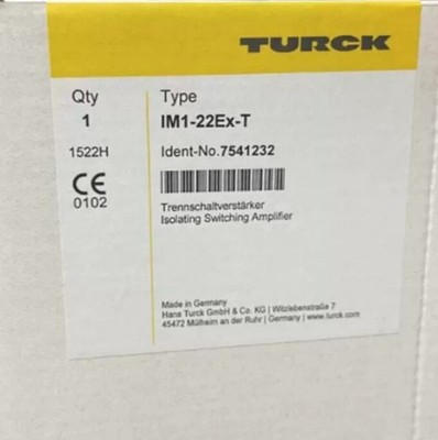 IM1-22EX-T NEW TURCK IM1-22EX-T 7541232 Safety Barrier Module