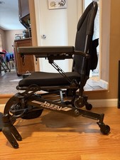 Pride Jazzy Passport Folding Power Wheelchair Frame - BLACK - Frame With Parts