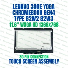 5D11C95908 Lenovo Yoga 300e Gen 4 82W20000US HD IPS Lcd Touch Screen Assembly