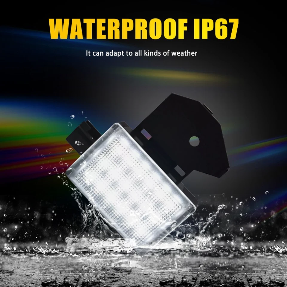 Juego de 2 luces de cortesía debajo del capó con arnés de cableado para Chrysler 300M 2002-2004 Foto 3 de 4