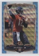 2014 Topps Chrome Blue Wave Refractor David Fales #168 0a1
