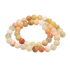 50pcs Red Aventurine Natural Stone Beads 8mm Round Loose Bead
