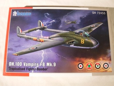 1/72 Special Hobby DH.100 Vampire FB Mk.9 Tropicalized Fighter Bomber # 72455