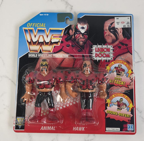 1991 Hasbro Legion of Doom Animal Hawk Set WWE WWF...