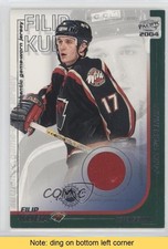 2003-04 Pacific Authentic Game-Worn Jerseys Filip Kuba #19 READ 3b8