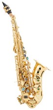 Lechgold LSS-20Lc gebogen Sopran Saxophon Lac...