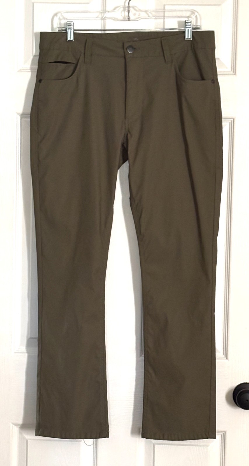 DESERT DUNES Mens Dark Green Nylon Hiking Outdoor Pants 32x30