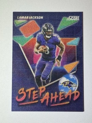 2025 Panini Score Football - Lamar Jackson Step Ahead #SA-LJN | eBay
