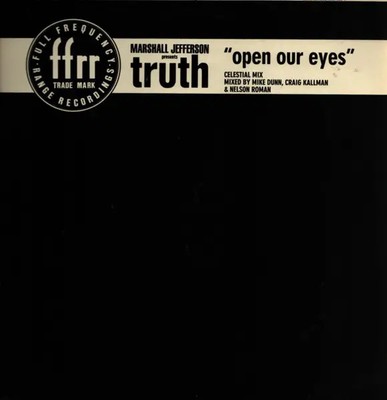 Marshall Jefferson Presents Truth Open Our Eyes Vinyl Single 12inch FFRR Reco