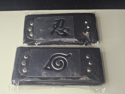 Naruto / Shippuden / Boruto Leaf Village & Shinobi Black Headband Anime Cosplay