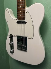 Fender Telecaster Left Handed Player Series Polar White Pau Ferro With Gig Bag