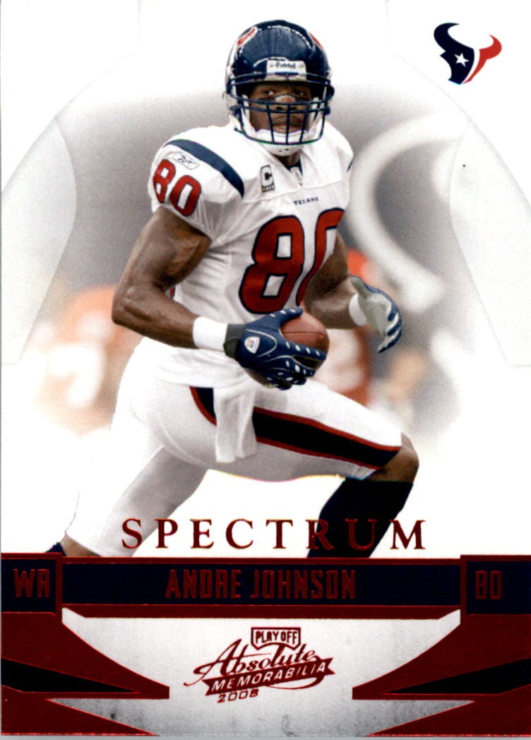 2008 Absolute Memorabilia Spectrum Red #61 Andre Johnson - FB
