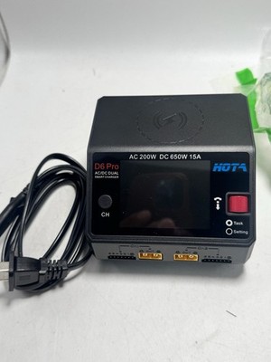 HOTA D6 Pro AC 200W DC 650W 15A D6 DC 2X325W Wireless Charging for 1-6S Lipo