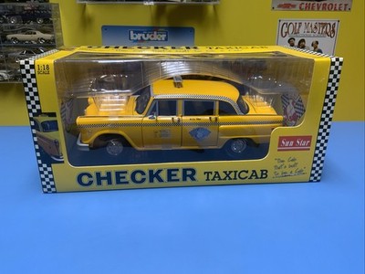 SUN STAR 1981  YELLOW CHECKER  N.Y.C  TAXI CAB #2501 NEW