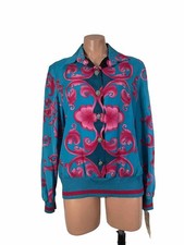 Vintage Philippe Marques Women's Dopamine Geometric Top 12 Mixed Textile NWT