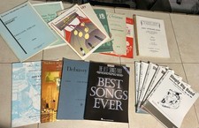 Lot Of 17 Piano Organ Books Lessons Repertoire Teacher Student Sight Reading