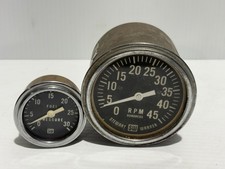 Stewart Warner Sw 4500 Rpm Tachometer And Fuel Pressure Gauge Stewart Warner Sw 4500 Rpm Tachometer And Fuel Pressure Gauge