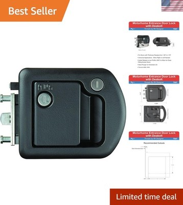 Dependable TriMark Motorhome Door Lock - Built-in Deadbolt for Enhanced Security