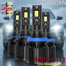 For 2010-2017 Mazda 3 Sport 9005 H11 Led Headlight Hilow Beam Bulb Super Bright For 2010-2017 Mazda 3 Sport 9005 H11 Led Headlight Hilow Beam Bulb Super Bright