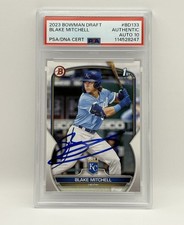 PSA 10 Blake Mitchell Signed 2023 Bowman Draft 1st Bowman Paper IN PERSON AUTO