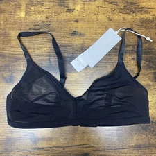 Negative Underwear Women’s Sieve Non-Wire Bra Size 2 In Black - MSRP $70