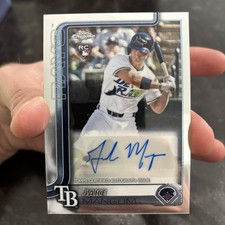 2025 Topps Chrome Update Series - Autographs Jake Mangum #AC-JM RC
