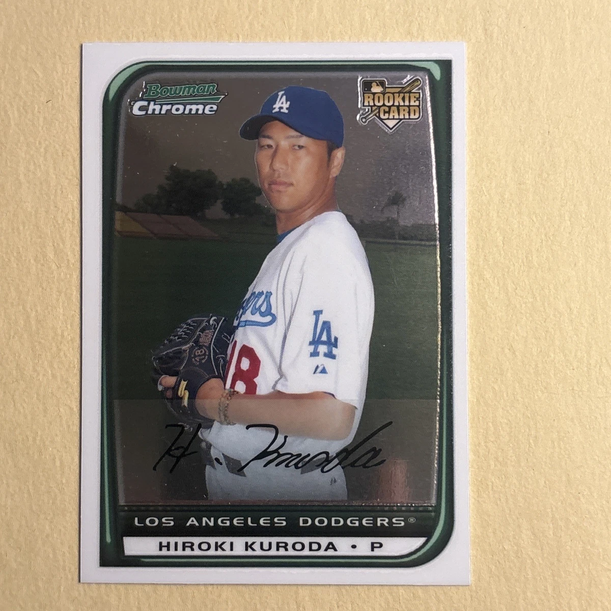Hiroki Kuroda Baseball Autographed Sports Trading Cards