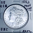 1882 BU GEM MORGAN SILVER DOLLAR UNC /MS+++ U.S. MINT RARE COIN 8356