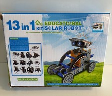 13-in-1 Educational Solar Robot Kit Build It Yourself Science Toy Open Box