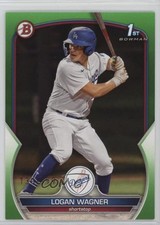 2023 Bowman Prospects Neon Green 130/399 Logan Wagner #BP-36 00jv