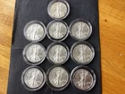 Lot of 10 – 2015 American Silver Eagle 1 oz .999 Fine Silver BU Bullion-1/2 Roll