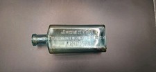 Antique Glass Chemist Bottle Johnston Lisburn Northern Ireland