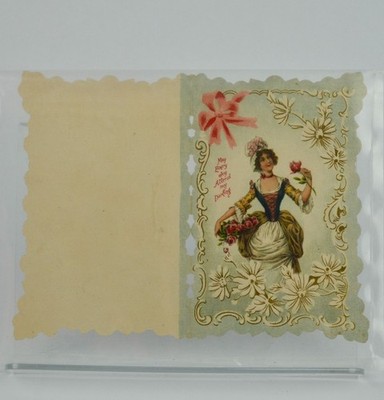May Every Joy Attend my Darling Vintage Valentine Card