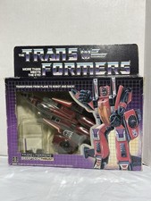 Thrust 1985 G1 Transformers Takara Hasbro Decepticon In Box