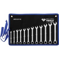 Brilliant Tools BT013112 BT013112 Ring-RatschenschlüSsel-Satz SchlüSselweite