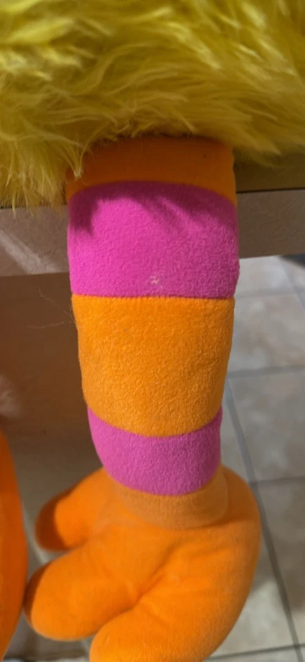 Peluche Hasbro Softies Sesame Street Big Bird 1985 grande de colección Foto 2 de 4