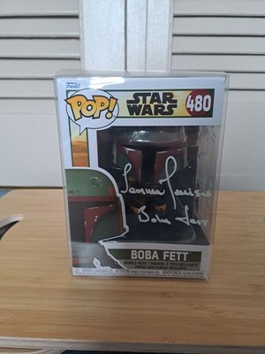 Star Wars Funk Pop Boba Fett #480 signiert von Temuera Morrison mit COA