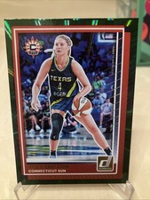 2025 Panini Donruss WNBA - Jacy Sheldon #33 Green Laser Connecticut Sun