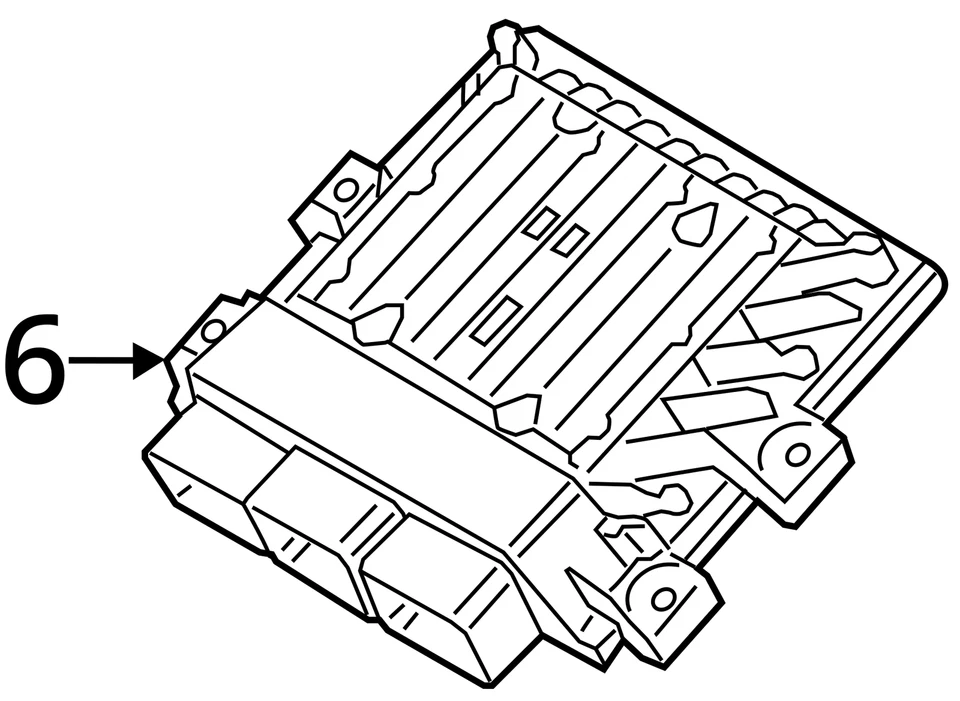 FL1A-12A650-BA 发动机 ECM 2016 福特 Expedition 3.5L 9127332 — 第 4/4 张图片