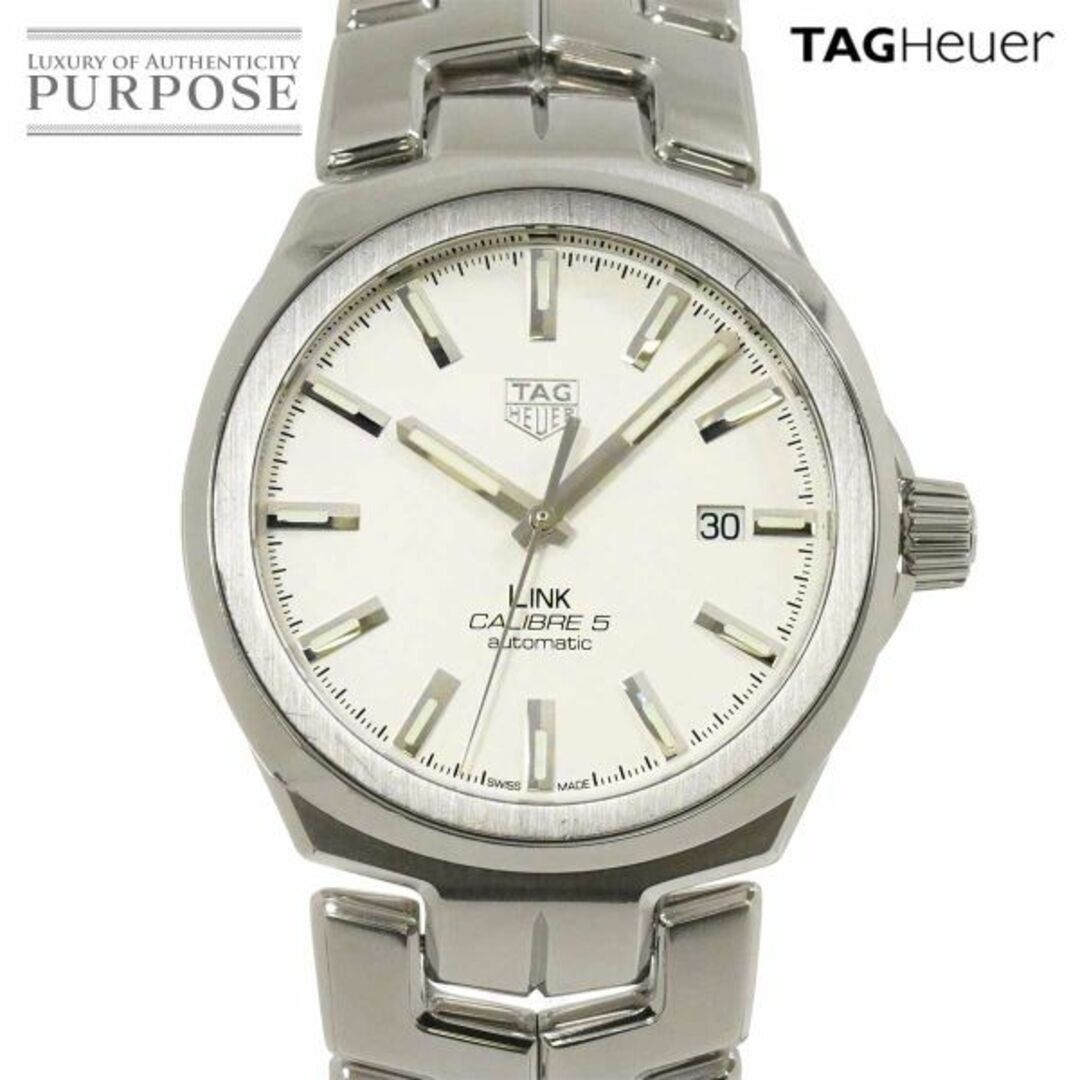 TAG Heuer Link Calibre 5 WBC2111 Silver Automatic Men's Watch with Date