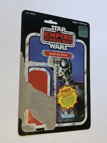 CARDBACK ONLY for Vintage Star Wars Death Star Droid 41 BACK Survival Kit Offer