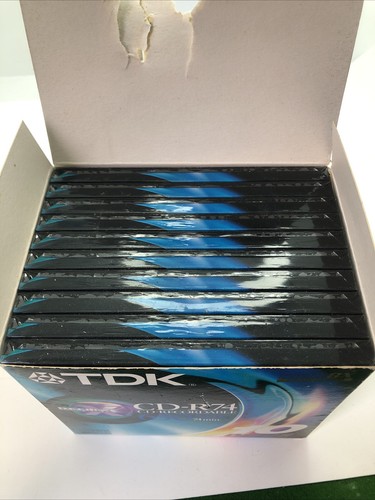 Box of 10 Sealed TDK Reflex Ultra CD-R74 CD-Recordable 650MB 74mins (Tatty box) - Picture 8 of 8