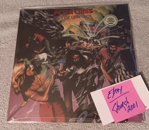 PETER CRISS / KISS 'Out of Control'  Vinyl Lp 2021 Rockologists GREEN Sealed